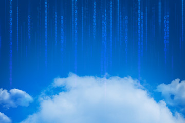 sky backround nature, futuristic technology, data deep learning, binary ai system robotic system, security privacy, server hacker online, cloud storage, social network