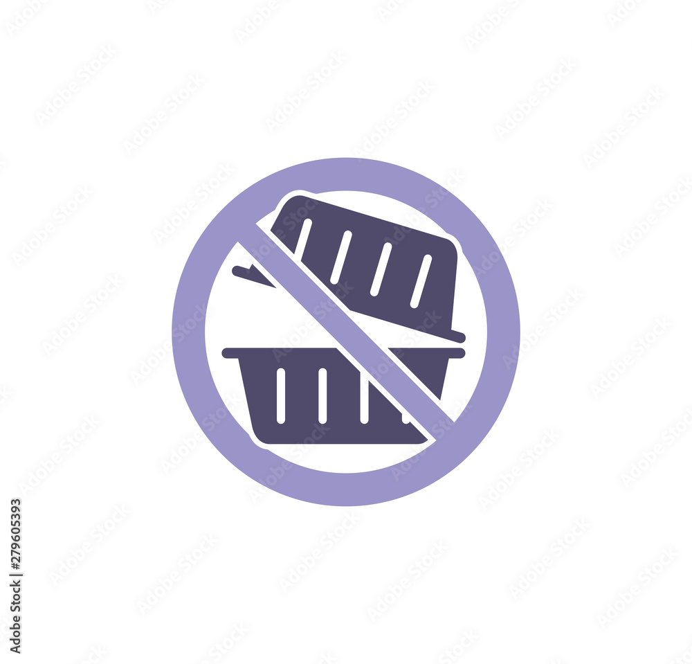 Poster plastic related icon on background for graphic and web design. simple illustration. internet concept