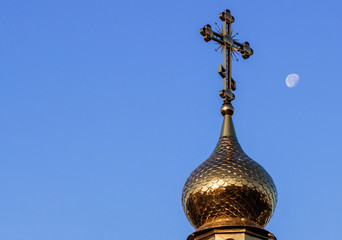 Cross and Moon