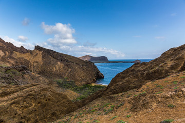 San Cristobal Island with the Pacific Ocean in the background - Galapagos