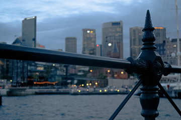 Sydney Australia Sydney Harbour Iron Fence