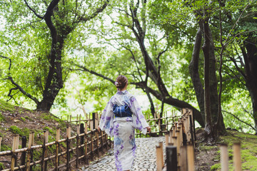 Fototapeta premium 浴衣の女性