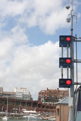 Lichtsignal für Hafeneinfahrt