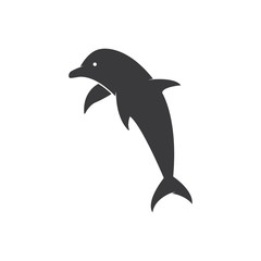 Dolphin logo icon vector template