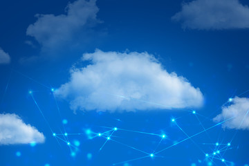 futuristic technology internet, data deep learning, binary ai system robotic system, security privacy, server hacker online, cloud storage, social network, sky backround nature