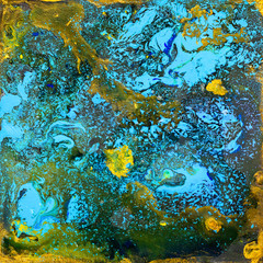 Liquid art painting, abstract colorful background with color splash and paints, modern art