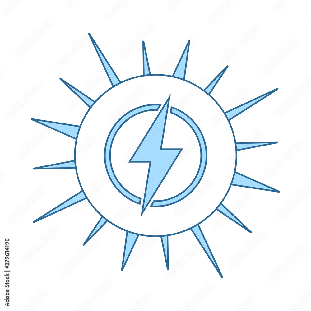 Canvas Prints solar energy icon