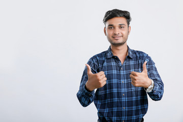 Fototapeta premium young indian man multi expression.