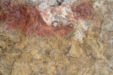 Natural background. Texture of slate stone with corrosion pattern