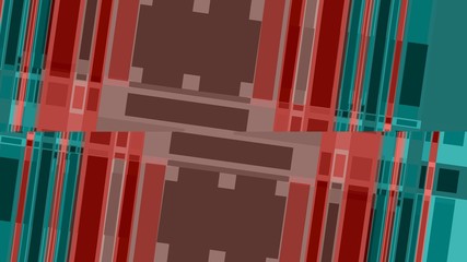 abstract modern construction. old mauve, moderate red and teal green colors. use illustration as creative background or texture