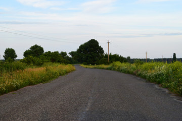 road in the countryside