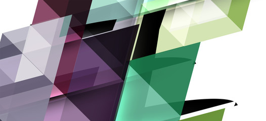 Obraz premium Abstract triangle pattern, colorful backdrop. Presentation template. Modern textured shape. Trendy modern style
