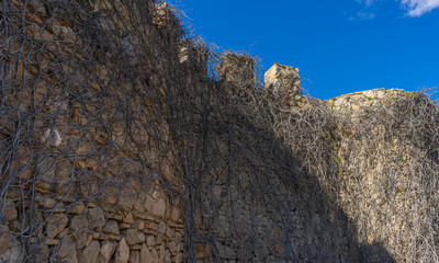 fortress and castle of Consuegra in Toledo, Spain. medieval fortification