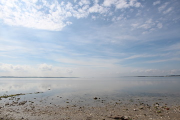 Spring day by the water in Denmark