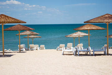 Sea water beach rest landscape sun shelter