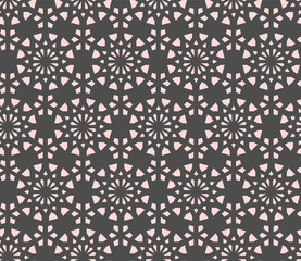 Arabic seamless geometric pattern. Vector repeating texture for fabric design, cloth, textile.