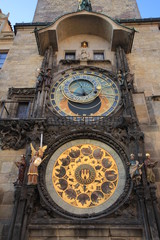 prague Astronomical Clock on the wall
