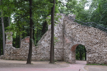 old alley in the park