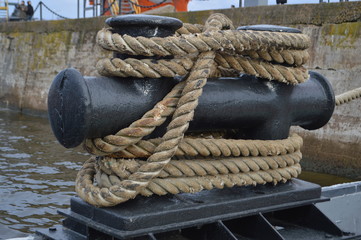 rope on a ship