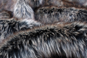Wolf fake fur texture background