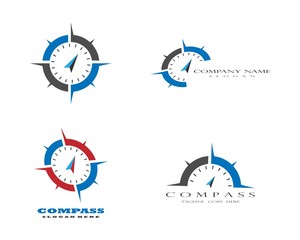 Compass Logo Template vector icon illustration design