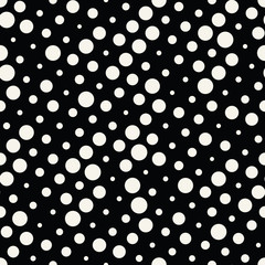 abstract seamless geometric halftone pattern