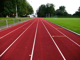 Laufbahn im Laupheimer Stadion