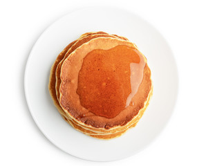 Pancakes with maple syrup