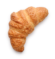Fresh croissant isolated