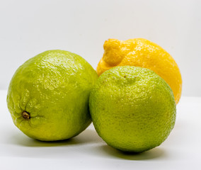 Colourful citrus on various back drops, lemons, limes, oranages. Calgary, Alberta, Canada