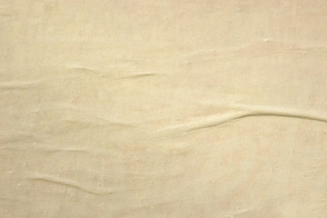 Old grunge blank brown creased crumpled paper texture background ripped torn vintage collage posters placard empty space for text