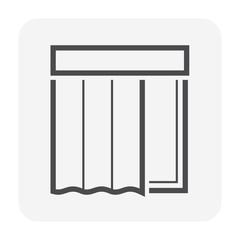 curtain blind icon