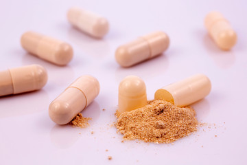 Fototapeta na wymiar Pharmaceutical industry drugs pills vitamins