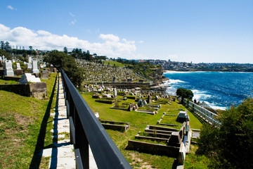 Waverley Cemetery, Bondi to Coogee coastal walk, Sydney Australia