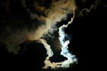 Summer Evening Clouds over Berlin and Brandenburg, Germany