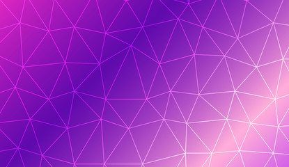 Triangular style. Background for your business project. Advert, template screen. Vector illustration. Creative gradient color