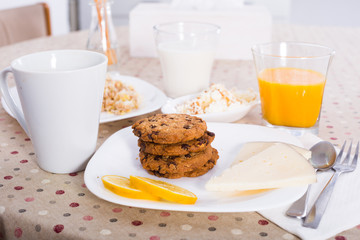 plate of cookies for breakfast