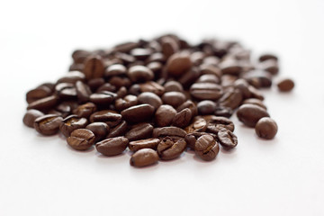 A bunch of coffee beans