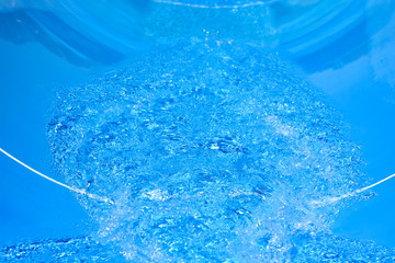 Colored water slides with water jets background