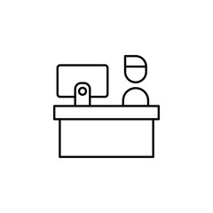 businessman outline icon. Element of lifestyle illustration icon. Premium quality graphic design. Signs and symbol collection icon for websites, web design, mobile app, UI, UX