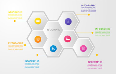 Design Business template 6 options or steps infographic chart element with place date for presentations,Creative marketing icons concept for statistic infographic,Vector EPS10.