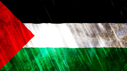 Palestine Flag Grunge