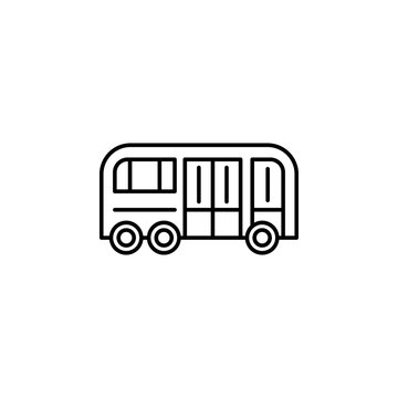 school bus outline icon. Element of lifestyle illustration icon. Premium quality graphic design. Signs and symbol collection icon for websites, web design, mobile app, UI, UX