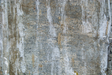 Metal fence covered in paper and glue with interesting texture