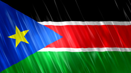 Obraz premium South Sudan Flag