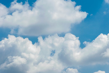 The nature of Blue sky with clouds background