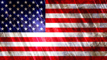 Fototapeta premium United States of America Flag Grunge