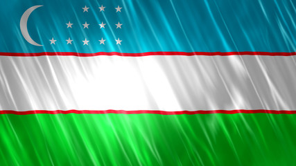 Uzbekistan Flag