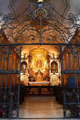 Fototapeta na wymiar Gnadenbild der Jungfrau Maria in Loreto-Kapelle, Wallfahrtskirche, Rankweil, Vorarlberg