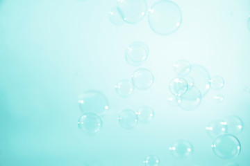 beautiful bright soap bubbles background.